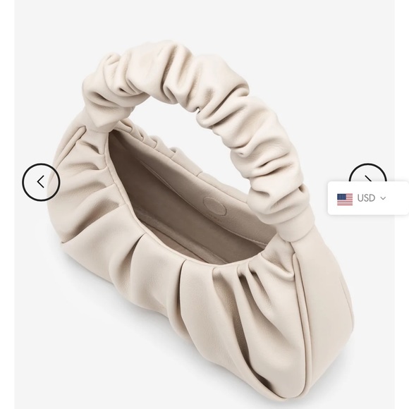 JW PEI Women's Gabbi Ruched Hobo Handbag - Ivory - Picture 2 of 3